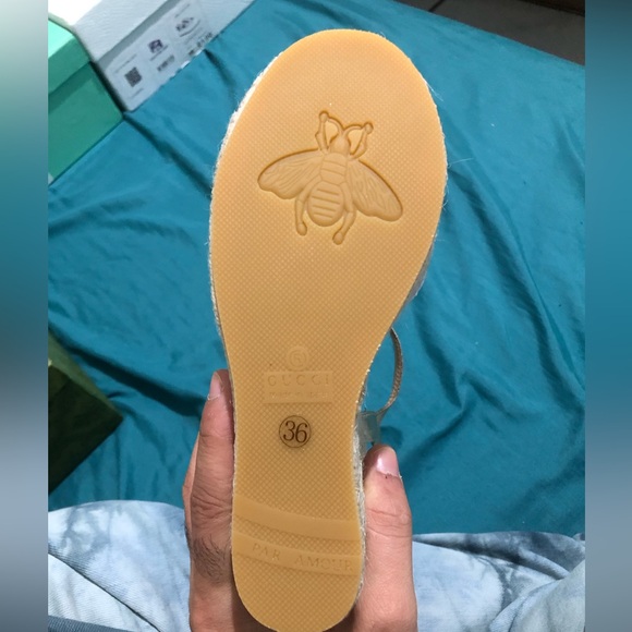 Brand new never worn Gucci espadrilles size 36 EU (size 5.5 US) - Picture 4 of 5